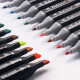 Набір маркерів для малювання Touch 80 шт./уп. двосторонні професійні фломастери для художників