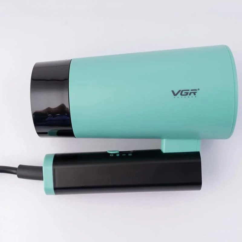 Фен зі складною ручкою для волосся VGR V-426 2000Вт. Колір: зелений