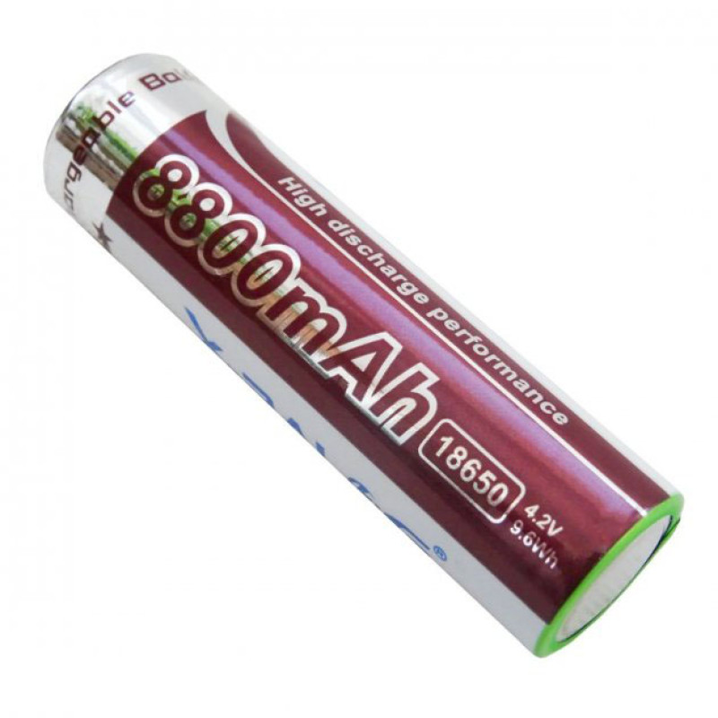 Літієвий акумулятор 18650 X-Balog 8800mAh 4.2V Li-ion літієва акумуляторна батарейка для ліхтариків