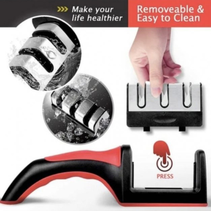 Професійна Ручна Точилка для ножів 3 рівня заточування Fast Sharpener RS-168