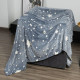 Плед, що світиться в темряві, плюшеве покривало Blanket kids Magic Star 150х100 см флісова ковдра. Колір: сірий