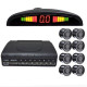 Парктронік (паркувальний радар) Assistant Parking Sensor, 8 чорних датчиків