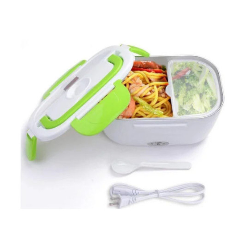 Ланч бокс електричний із підігрівом Lunch Heater 220 V Pro. Колір: зелений