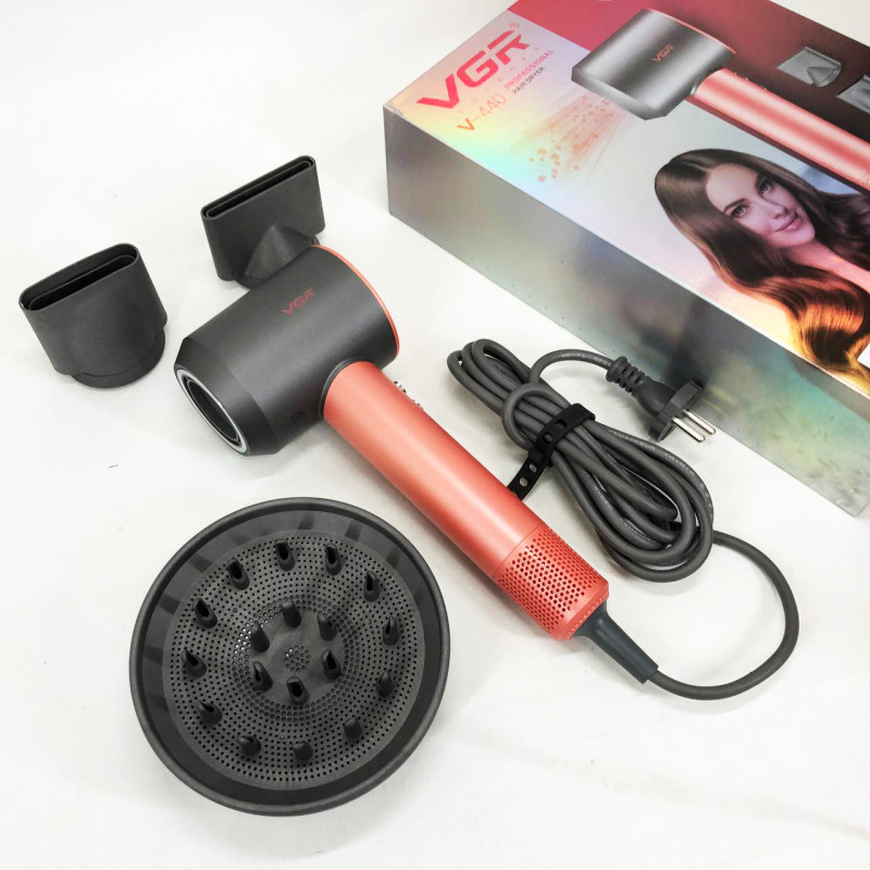 Фен професійний VGR V-440. Колір: оранжевий
