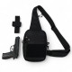 Чоловіча сумка з кобурою Cordura 1000D – 6 кишень, чорна