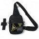 Чоловіча сумка з кобурою Cordura 1000D – 6 кишень, чорна