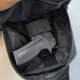 Чоловіча сумка з кобурою Cordura 1000D – 6 кишень, чорна