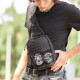 Чоловіча сумка з кобурою Cordura 1000D – 6 кишень, чорна