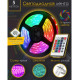 Світлодіодна стрічка SMD 5050 RGB LED 5 м IP65 з bluetooth wifi контролем. USB підключення